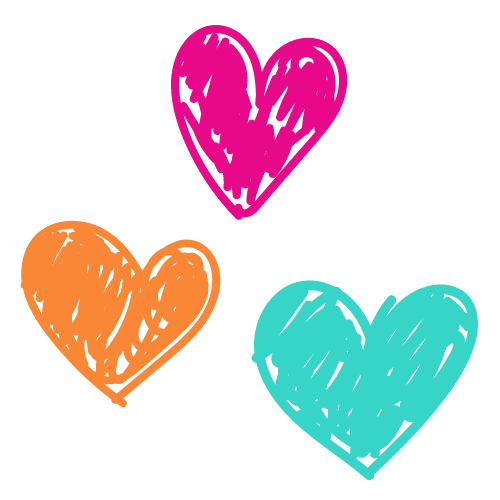 3 hearts